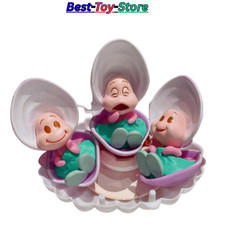 Disney Alice in Wonderland 3PCS Baby Oyster Shell Set Collection Figurine Toys