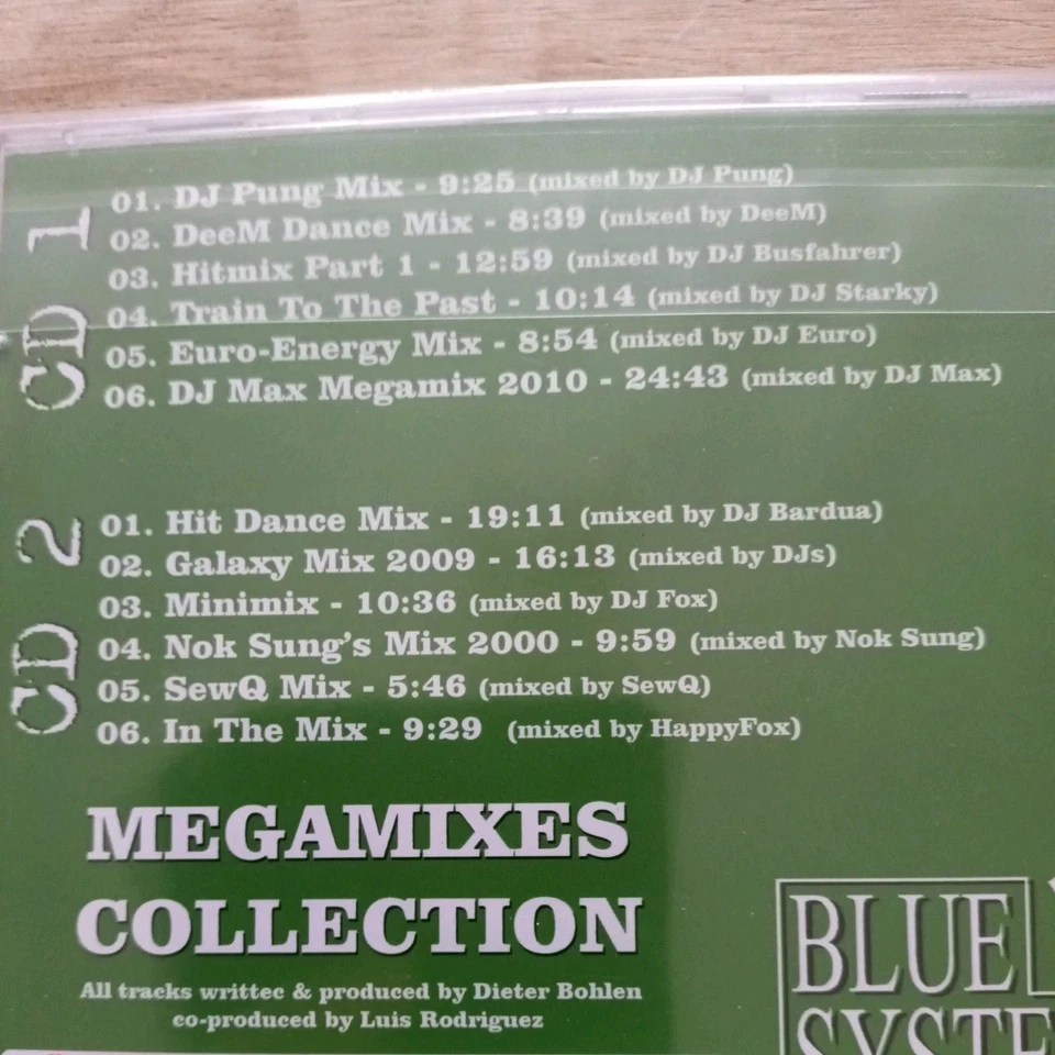 Blue System : Megamixes Collection - 2 disc NEW & Sealed double CD Album Fans - Image 2 of 2