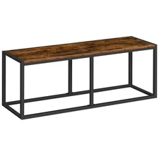 Dining Bench, 47.2 Inch Dining Table Bench, Industrial Style Kitchen Bench, S...