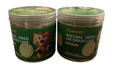 Set Of 2- Natural Dried Cat Grass Cake - New