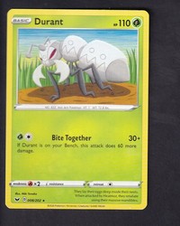 Durant 008/202 Sword & Shield Base Set Rare Pokemon Card
