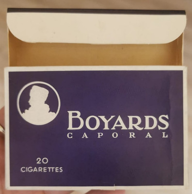 BOYARDS PAPIER MAIS - FRANKREICH leere 20er Zigarettenschachtel Schachtel