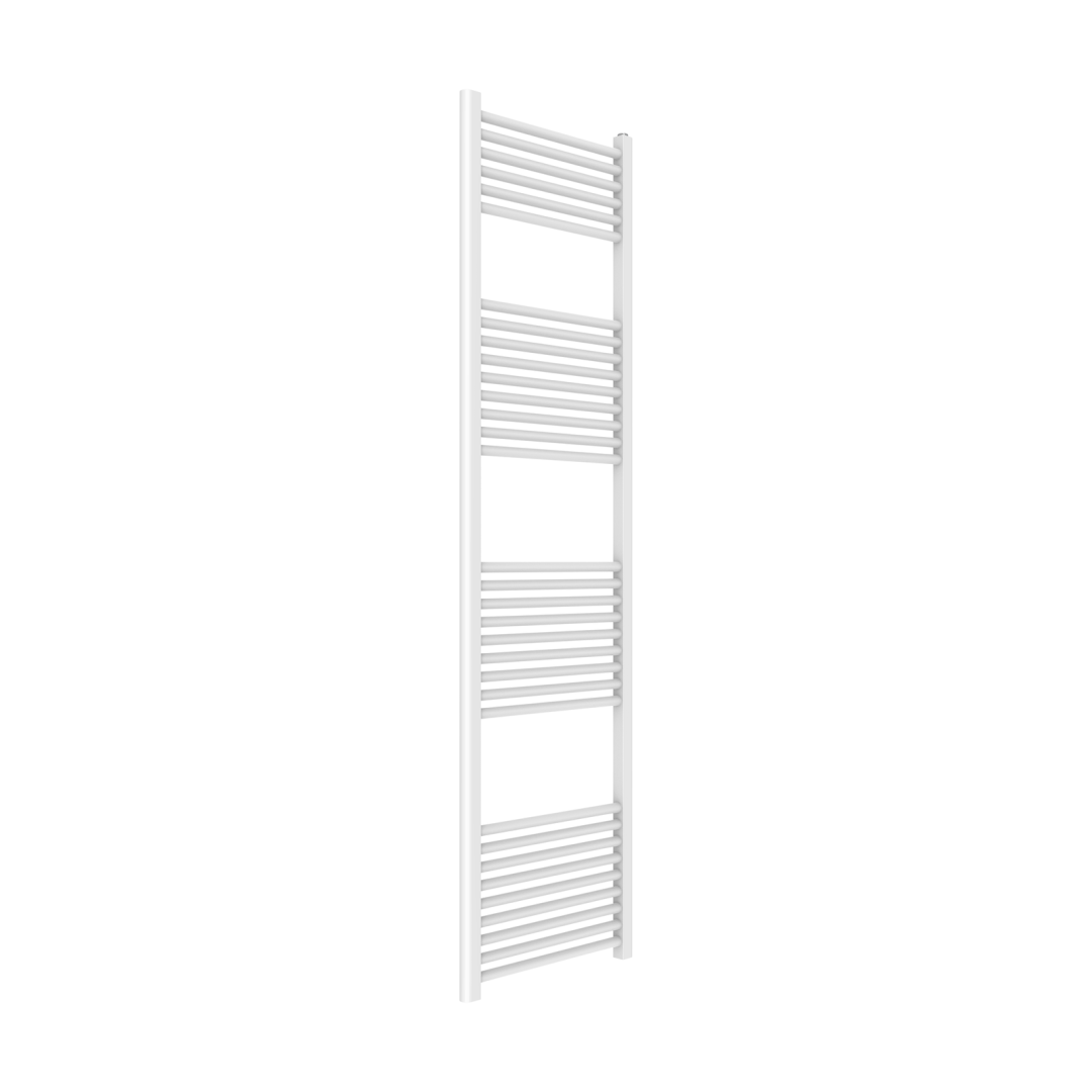 Kiamami Valentina Termoarredo in acciaio bianco 50x180 con 9+9+9+6 tubi orizzont