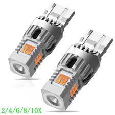 74437440 Led Amber Front Turn Signal Light Bulbs No Hyper Flash Canbus 210x