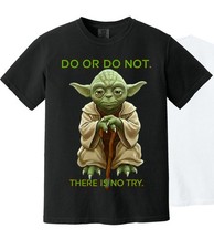 Master Yoda Wisdom T-Shirt  Do Or Do Not Quote  Force Power