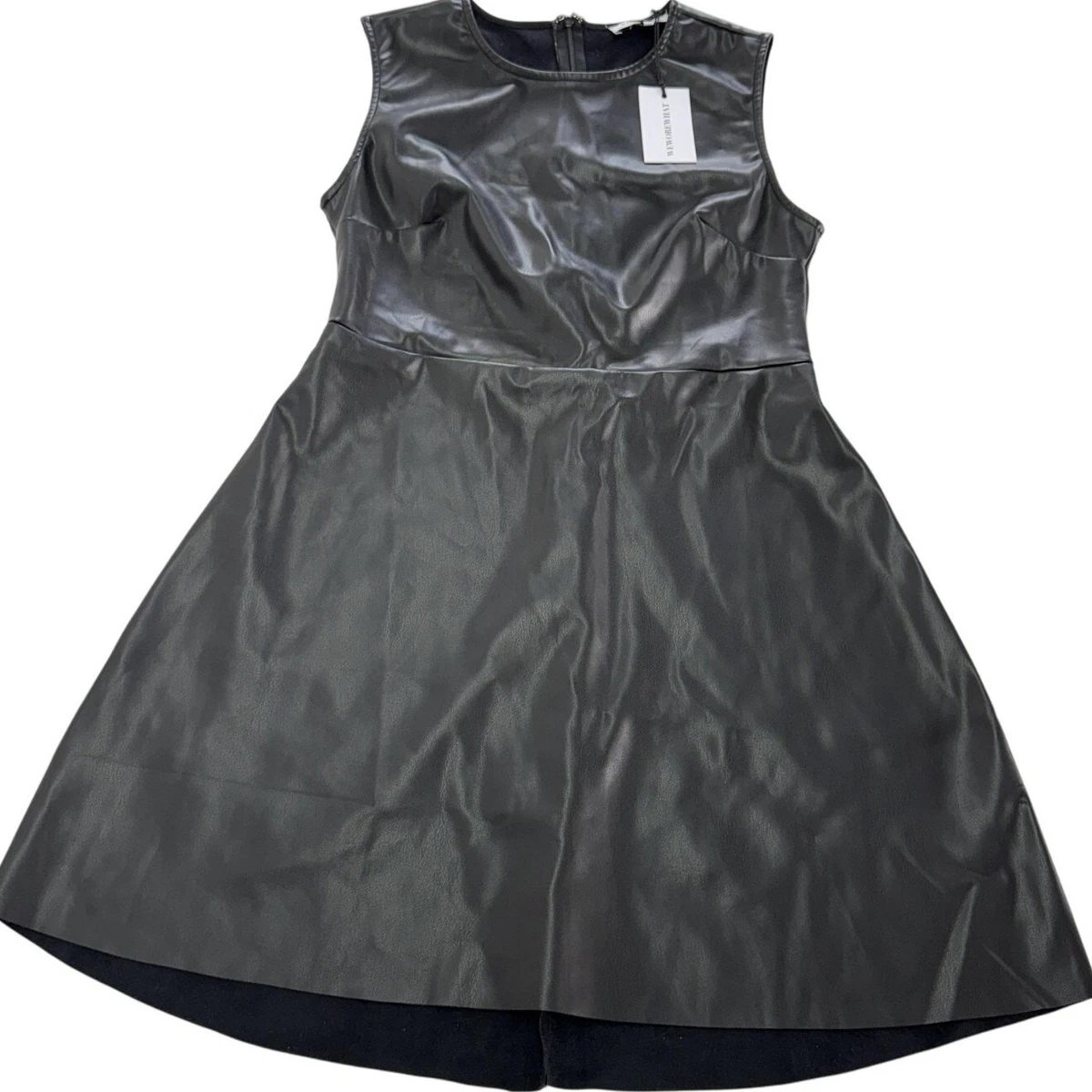 Leather Fit & Flare Dresses for Women for sale | eBay