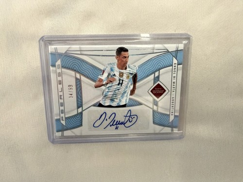 2022 Panini National Treasures Angel Di Maria Peerless Auto /99 Argentina