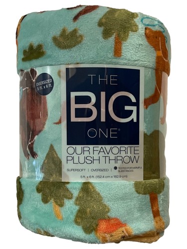 The Big One übergroße Plüschdecke Mikroplüsch Welpen Hundepark - 5 Fuß x 6 Fuß - Bild 3 von 3