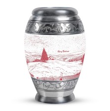 Christmas Small Unique Cremation Urns For Adult Mother Human Ashes 3 Inch