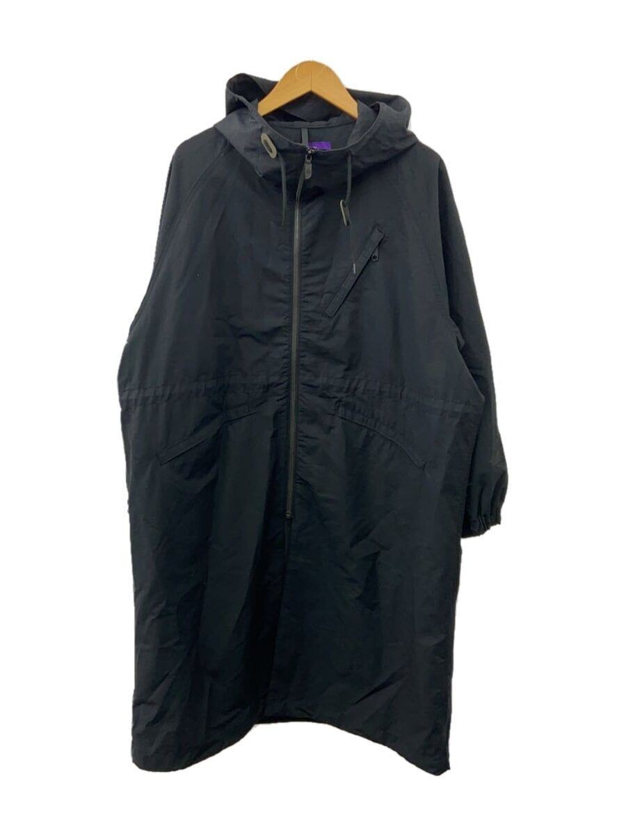 ALTRA nanamica ALTRE MONTAGNE WIND COAT_cappotto a vento montagna M cotone nero tinta unita