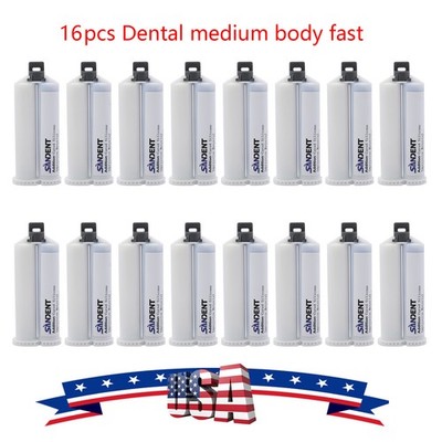 Dental MEDIUM BODY FAST SET VPS Impression Material 50ml, 1-16/Bx SANDENT
