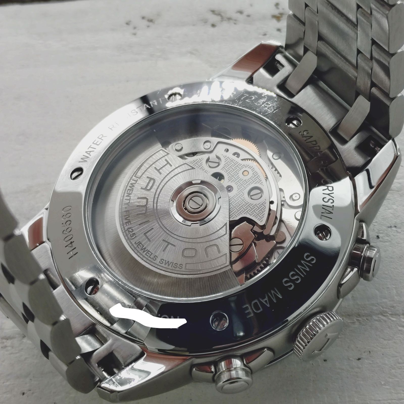 Hamilton Railroad Chronograph Automatic 28800vph … - image 12