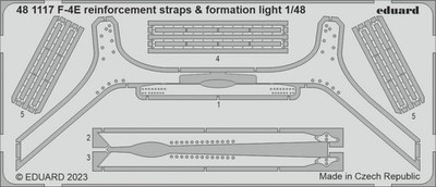 F-4E reinforcement straps & formation lights - Meng - / 1:48 - Eduard 481117