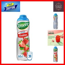 Zero Sugar Strawberry Syrup 600ml - Elevate Your Drinks with French Flavor