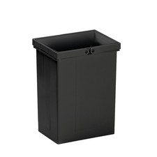 WESCO 8011612 Ersatzeimer anthrazit 8 Liter Volumen, Doppelbügel aus Kunststo...