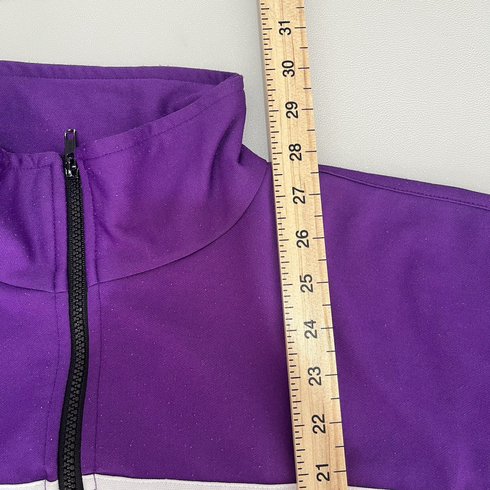 FILA Giacca calcio pista vintage anni 80 Wusternot Salisburgo uomo XL viola nero retrò