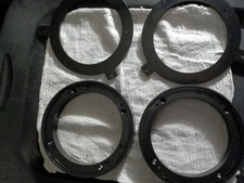 6.5 ABS Car Audio Speaker Grill Mounting Adapter Rings Spacers Set of 4