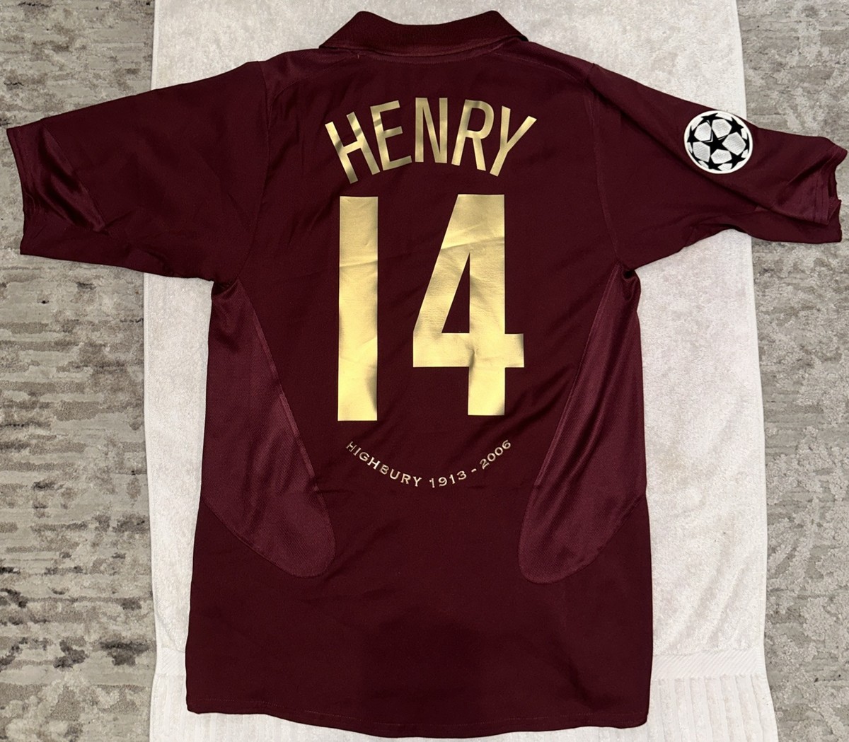 ARSENAL THIERRY HENRY 2006年 ハイバリー ユニフォーム Authentic Highbury 2005 2006 Arsenal Nike Thierry Henry