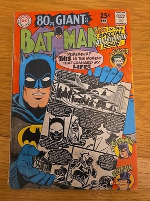 Batman #198 (1968) 80 Page Giant , All Villain Issue