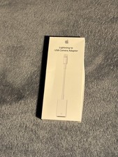 Sealed New Genuine OEM Apple Lightning to USB 3 Camera Adapter A1619 MK0W2AM/A