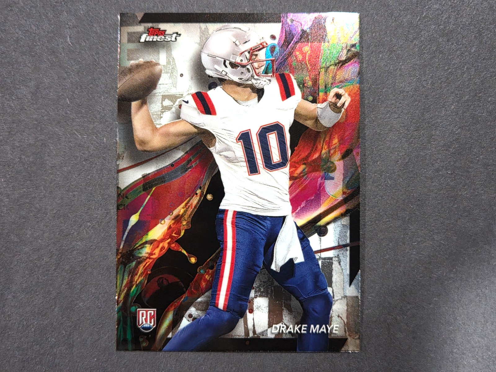 Drake Maye 2024 Topps Finest Rookie RC #62 (Rookie Card)