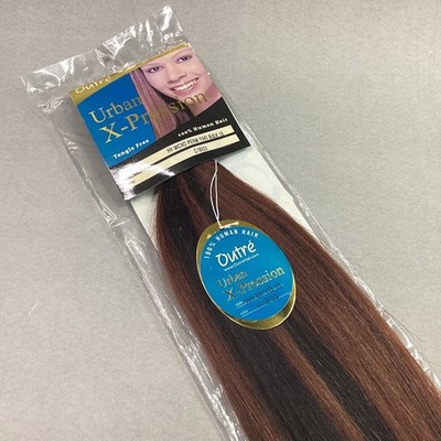 Outré Urban X-Pression 100% Human Hair Extensions Micro-Perm Yaki Bulk 18''