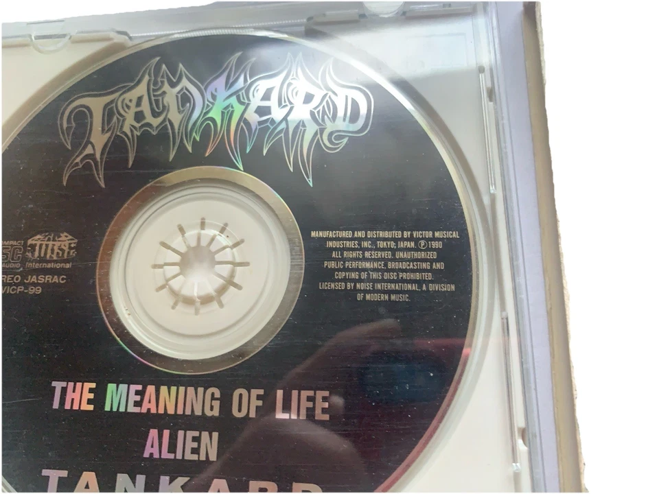 TANKARD the meaning of life + alien JAPAN CD VICP-99 MIT OBI 1990 THRASH METAL - Bild 3 von 4