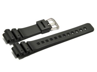 Casio Uhrenband f.DW-6900, DW-6600,G-6900,uva.,Kunstst.,schw.
