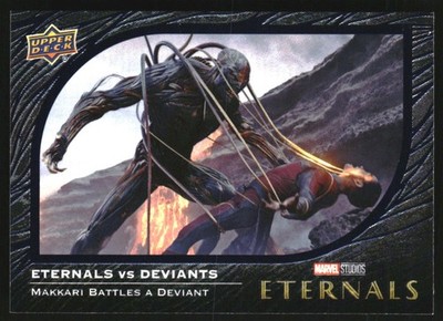 2023 Upper Deck The Eternals Eternals vs Deviants ED16 Makkari Battles a Deviant