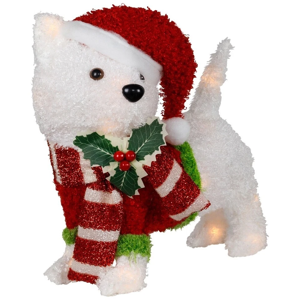 Westie Natal Iluminação Interna/Externa West Highland Terrier 🎄Pronto para enviar! - Imagem 3 de 4