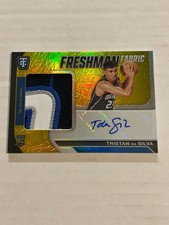 2024 TOTALLY CERTIFIED TRISTAN DA SILVA 9/10 GOLD ROOKIE PATCH AUTO MAGIC SP TN3