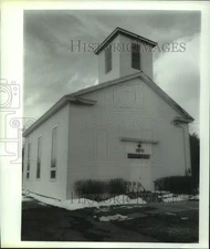 1995 Press Photo Presbyterian Church on Dunning Road in Malta, New York