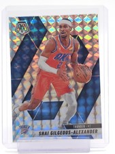 SHAI GILGEOUS-ALEXANDER 2024-25 MOSAIC SILVER PRIZM #38 BASKETBALL Q0014