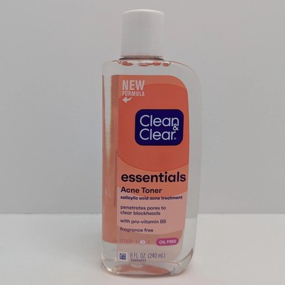 Clean & Clear Essentials Oil-Free Acne Toner with Salicylic Acid 8oz