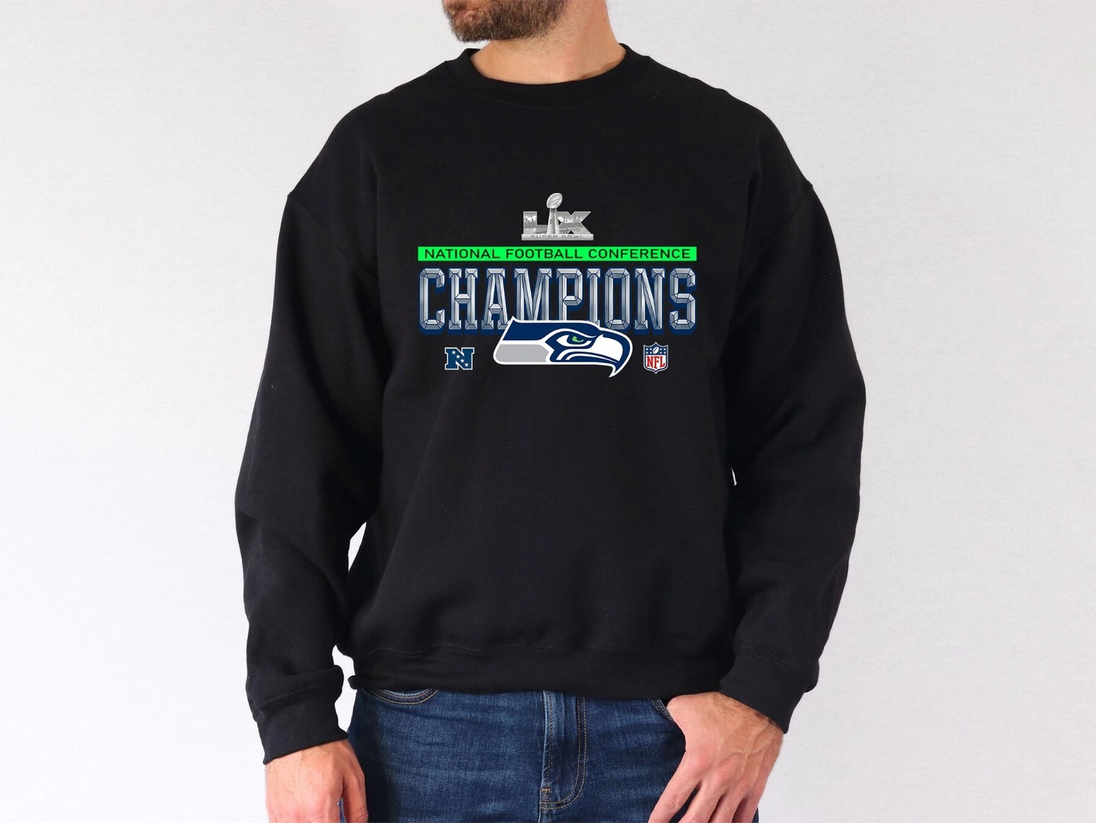 Seattle Seahawks 2025 NFC Champions Sweatshirt
