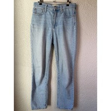 Madewell The Perfect Vintage Jean Light Wash High Rise Straight Leg Size 26