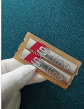 Original Audi s line Schriftzug Logo Zeichen Emblem   ( 2 Stück ) 8N0 853 601 A