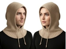 Made in Italy 100% Cashmere Balaclava Hat Cap