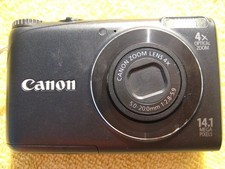 Canon PowerShot A2200 HD 14.1MP 4X Digital Camera Black for parts LENS ERROR