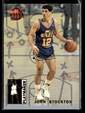 92-93 Fleer Ultra PLAYMAKER # 9 - JOHN STOCKTON - Utah Jazz