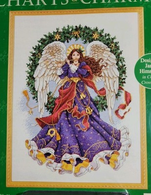 1996 DIMENSIONS Charts & Charms MELODY OF CHRISTMAS Cross Stitch JAMES HIMSWORTH