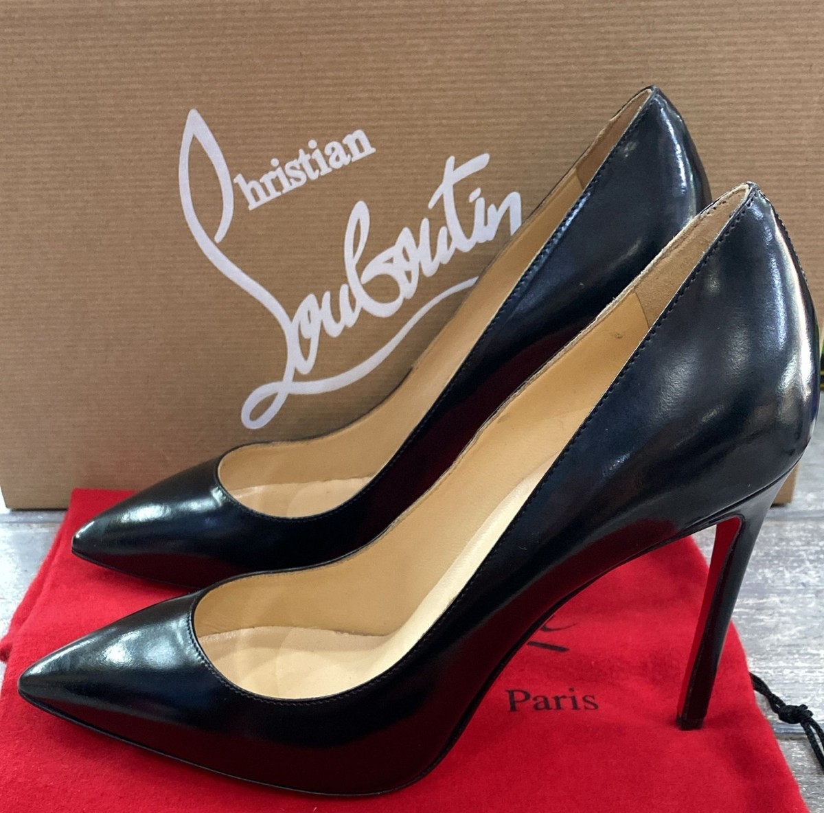 Christian Louboutin ブラック ハイヒール EU37.5 Christian Louboutin ブラック ハイヒール EU37.5 Louboutin