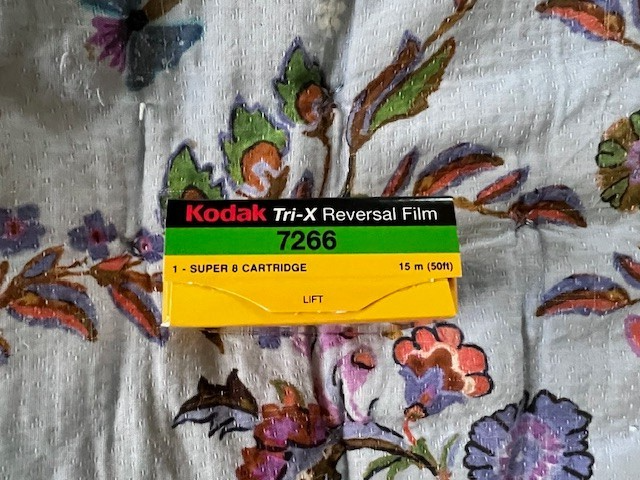 Kodak Super 8mm Film TRI-X 7266 B&W Reversal Film | SEALED