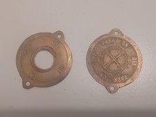 Harley davidson jd  VL DL peashooter zündschloss hebel etikett dash switch tags