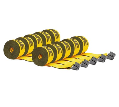 #ad 10 Pack Kinedyne 4quot;x30#x27; Winch Straps with flat hook Flatbed Tie Down Strap $179.99