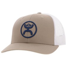 Hooey Mens O Classic Embroidered Logo 6-Panel Adjustable Trucker Hat