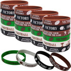 36 PCS Football Motivational Rubber Bracelets - Super Bowl Sports/Football Birth