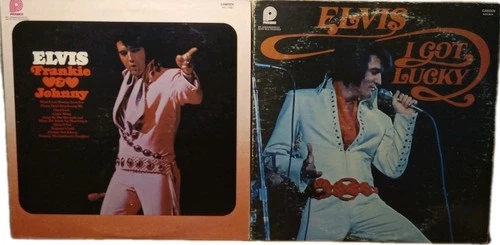 Elvis Presley LP Records Lot of 2 - Frankie and Johnny / I Got Lucky, Pickwick