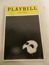 July 1990 Majestic Theatre The Phantom of the Opera Playbill