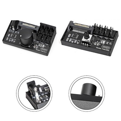 Server für PWM Lüfter Drehzahlregler 4Pin für SATA Powered Fan Hub Steuerung